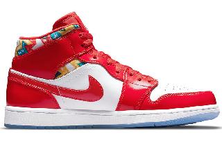 Jordan Mid Retro Basketball Red White