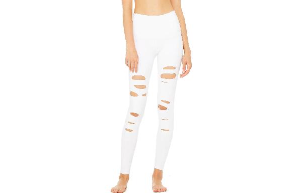 Alo Yoga High-Waist Ripped Warrior Legging