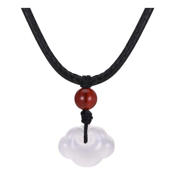 恋朵 福禄吉祥 祥云如意锁 玉髓 项链 女款