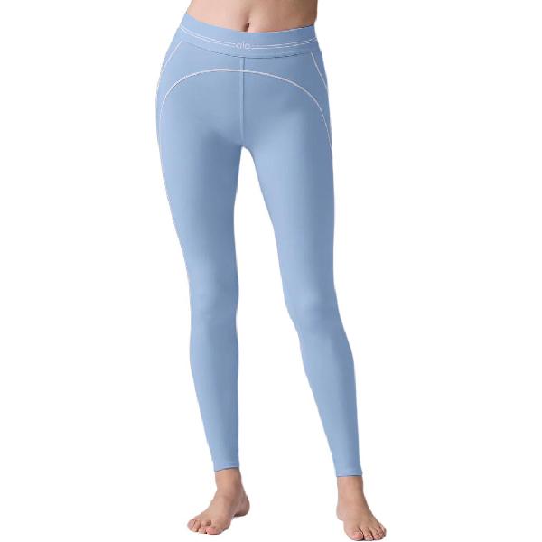 alo yoga Colorblock High Waist Leggings Black White