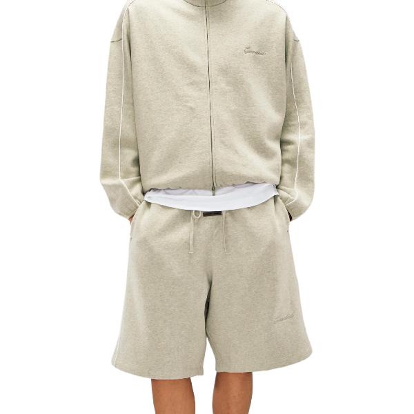 Fear of God Essentials SS25 25 PRING DROP1 BASKETBALL JERSEY SHORT HEATHER STONE ESSENTIALS FEAR OF GOD