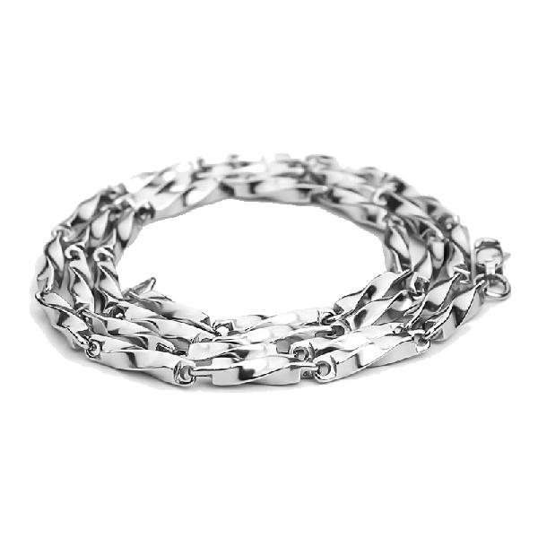 Clancy Titanium Steel Necklace