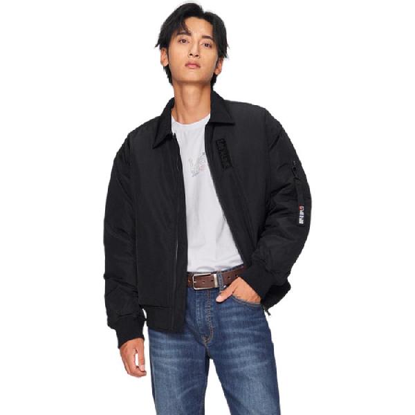 Lee FW24 Baseball Down Jacket Black