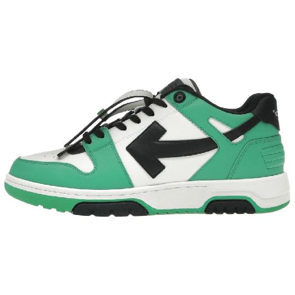 OFF-WHITE Low Top Sneakers Black Green