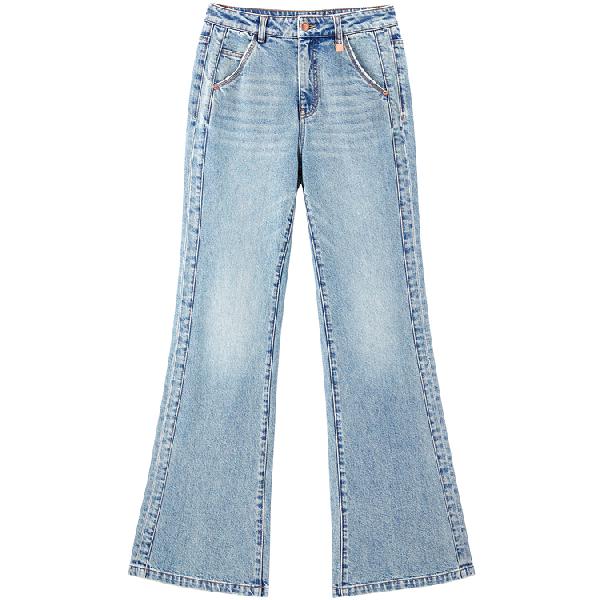 Peacebird Vintage High Waist Wide Leg Jeans