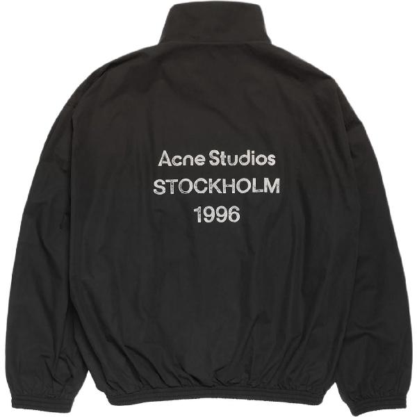 Acne Studios FW25 Logo Zip Back Letter Print Jacket