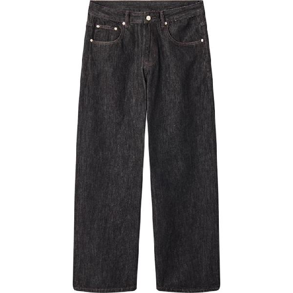 BrandName Vintage Washed Straight Jeans 2025
