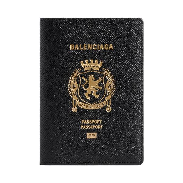 Balenciaga Passport Holder Black