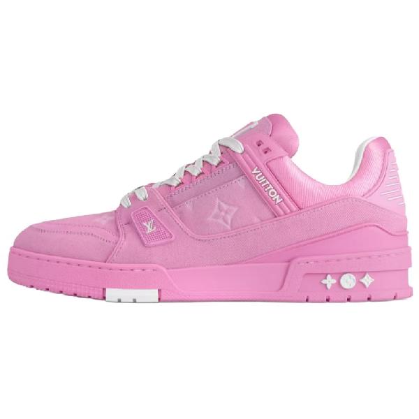 Louis Vuitton Trainer Denim Pink