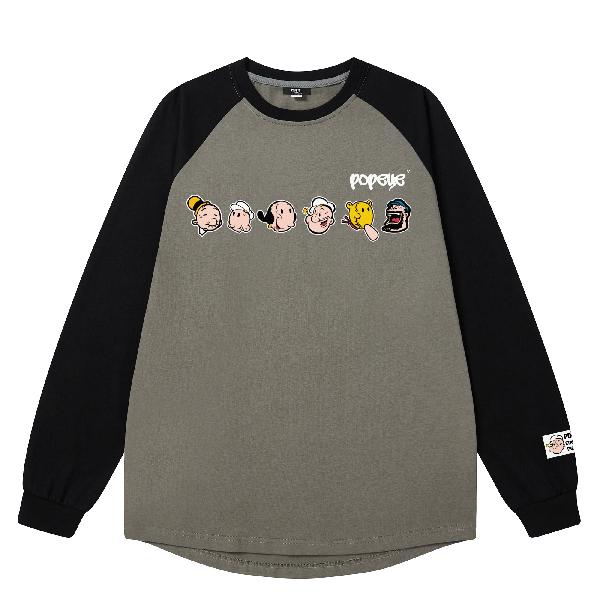POPEYE Raglan Sleeve T-Shirt
