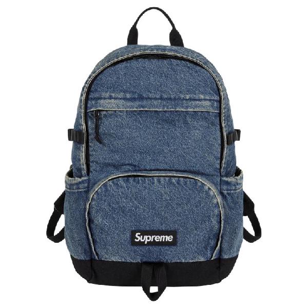 Supreme FW25 Denim Blue Backpack