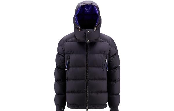 Moncler FW22 Hoodie Down Jacket Blue