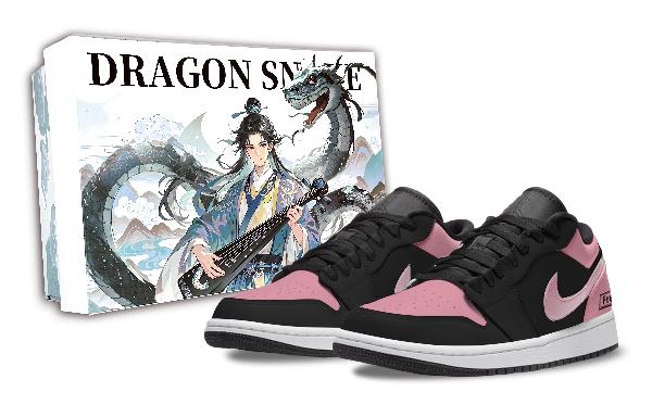 Jordan Air Jordan 1 Black Pink Toe