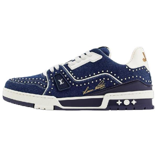 Louis Vuitton Trainer Denim Blue