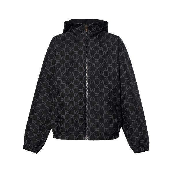 Gucci FW23 Letter Logo Jacket Black