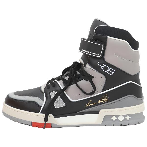 Louis Vuitton Trainer High Top Grey Black