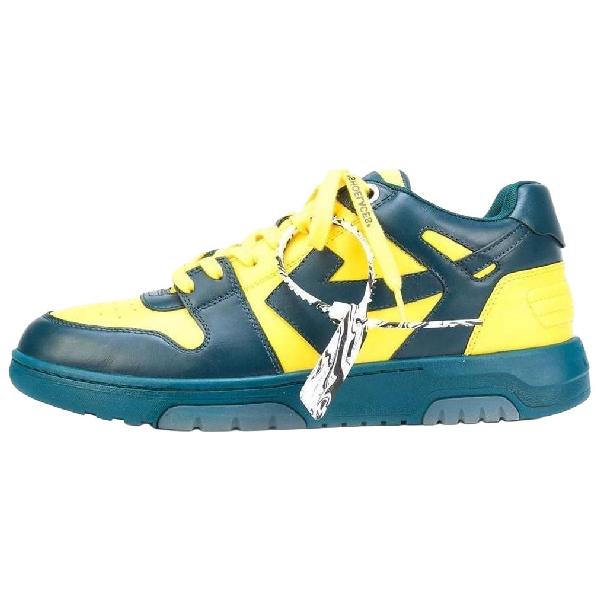 OFF-WHITE Out Of Office Yellow Blue