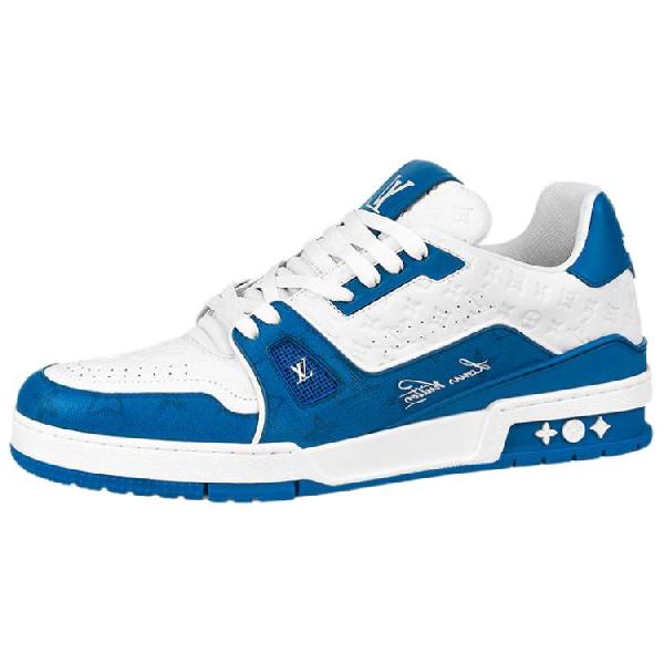 Louis Vuitton Trainer Low Top Blue