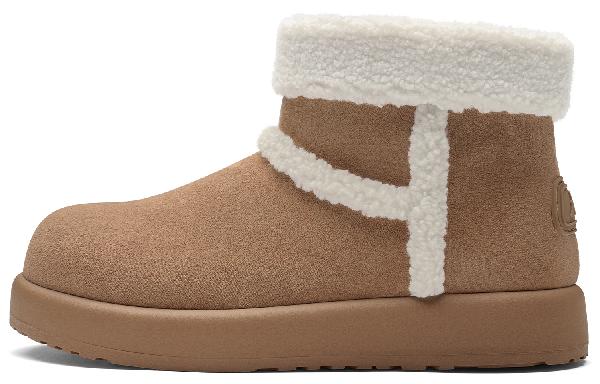 Kappa Mid-Calf Snow Boots Mocha Brown