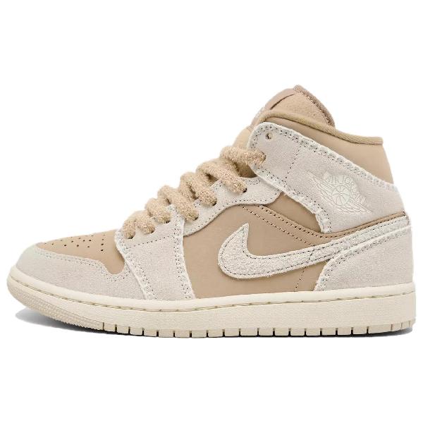 Jordan Air Jordan 1 Mid Light Brown Suede