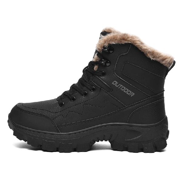MUSNODO PU Winter Snow Boots