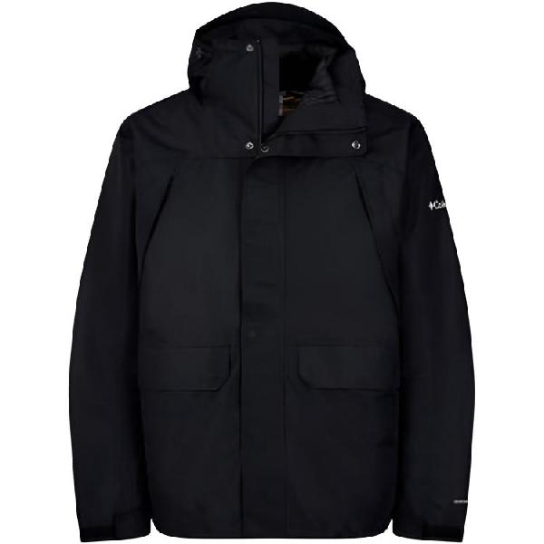 Columbia Detachable Hood Logo Down Jacket