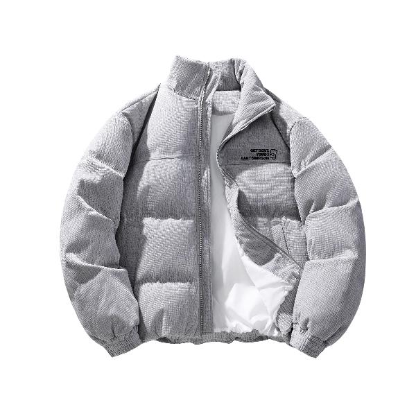 The Simpsons Waffle Texture Down Jacket
