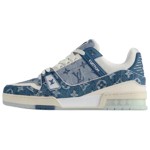 LOUIS VUITTON Trainer Blue White