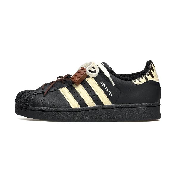 adidas Superstar Black Yellow