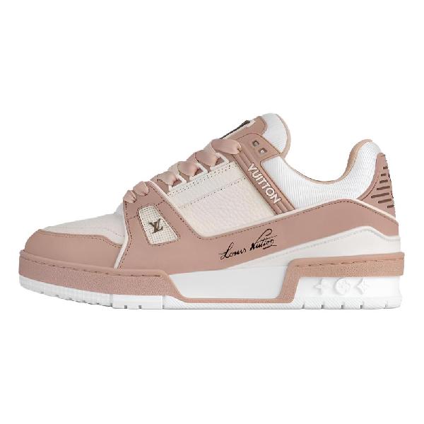 Louis Vuitton Trainer Low Pink White