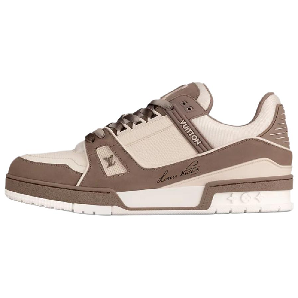 LOUIS VUITTON Trainer Low Grey Brown