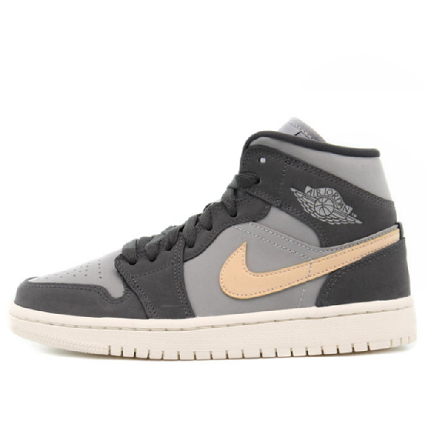 Jordan Air Jordan 1 Mid Black Grey Pink