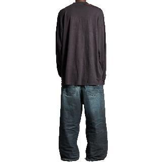 Balenciaga SS24 Brown Long Sleeve Tee